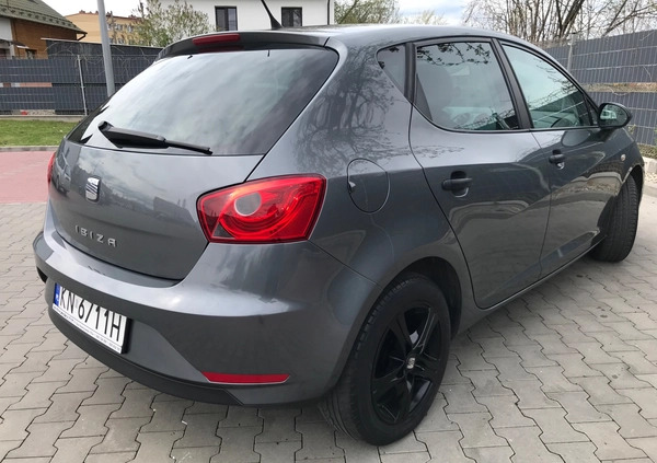 Seat Ibiza cena 21900 przebieg: 177000, rok produkcji 2012 z Koziegłowy małe 254